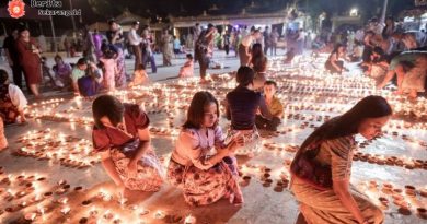 militer Myanmar bom warga sipil di festival Buddha