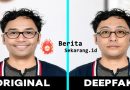 Ilustrasi teknologi deepfake yang memanipulasi wajah dan video menggunakan kecerdasan buatan