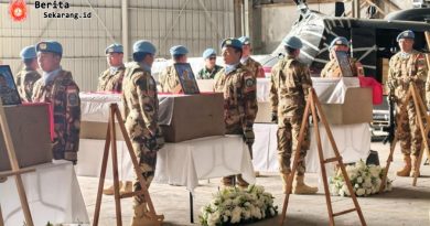 TNI gugur di Lebanon upacara UNIFIL penghormatan prajurit